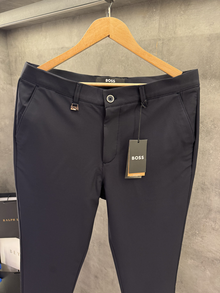 Boss 2026 Premium Half Classic Lacivert Pantolon