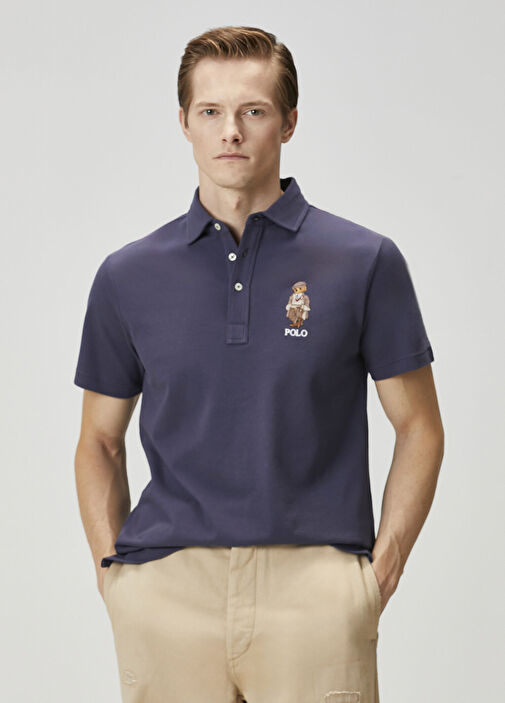 RL Premium Ayıcık Lacivert Polo Yaka