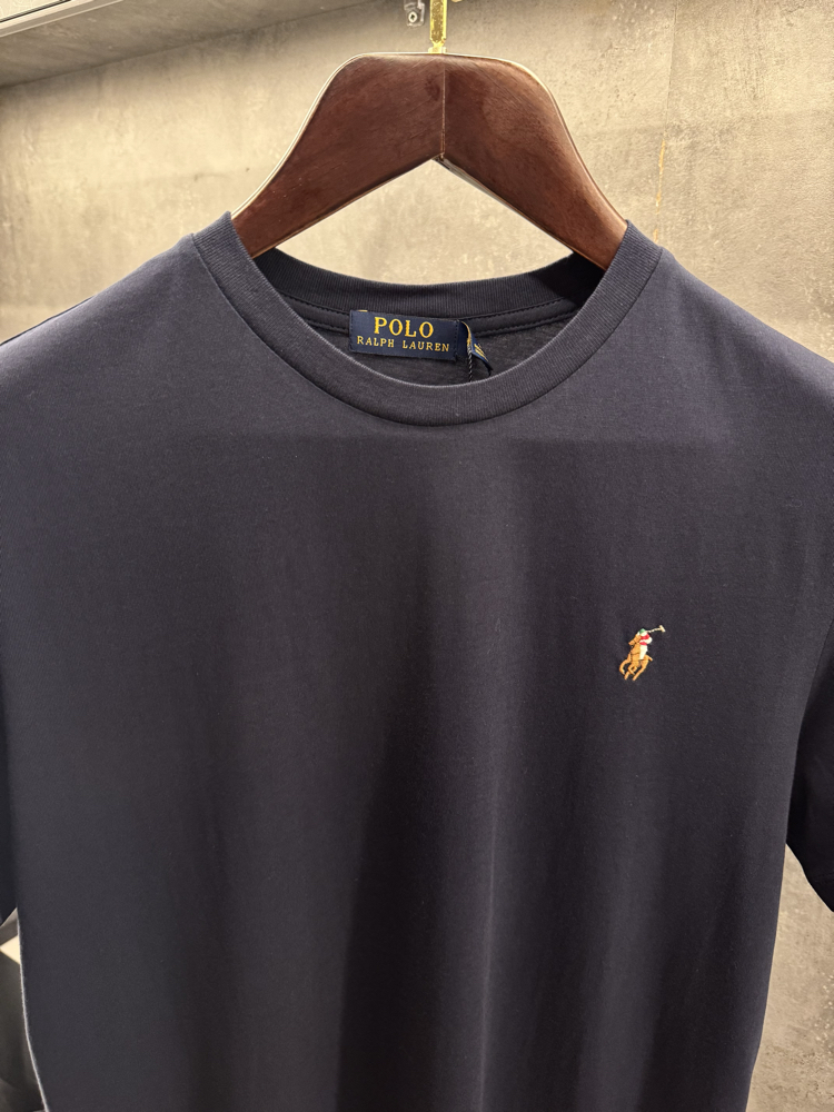 RL Premium Lacivert Tişört Renkli Logo