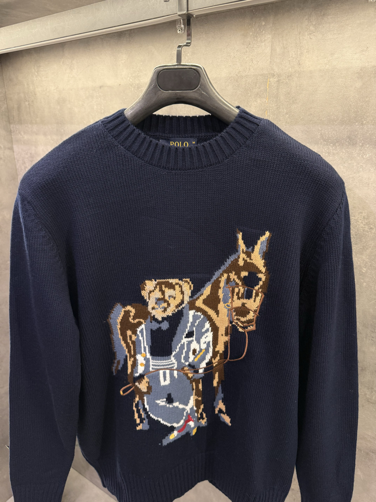RL 2027 Logo Printed Premium Lacivert Kazak