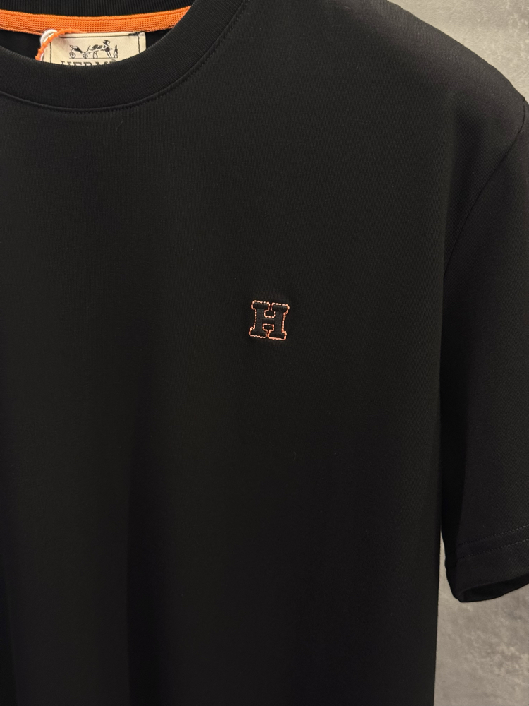Hermes Ss’26 Premium Siyah Tişört