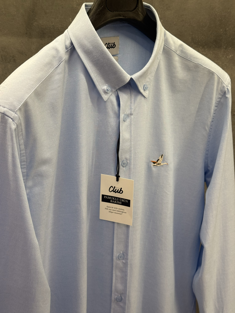 Beymen Premium Regular Fit Buz Mavi Gömlek