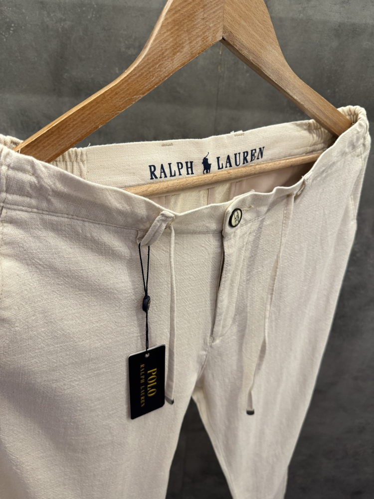 RL 2026 Premium Bej Keten Pantolon