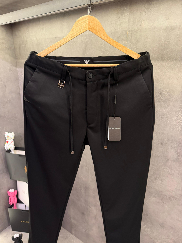 Emporio Armani Premium Siyah Kumaş Pantolon