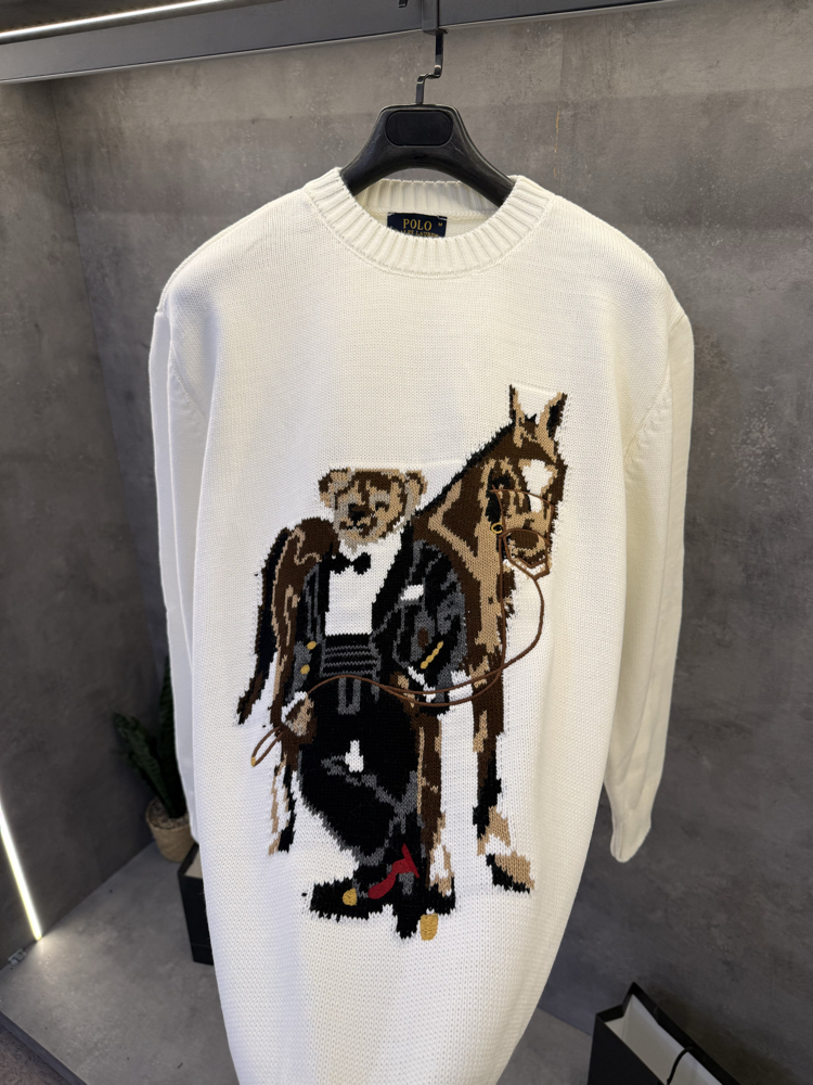 RL 2027 Logo Printed Premium Lacivert Kazak