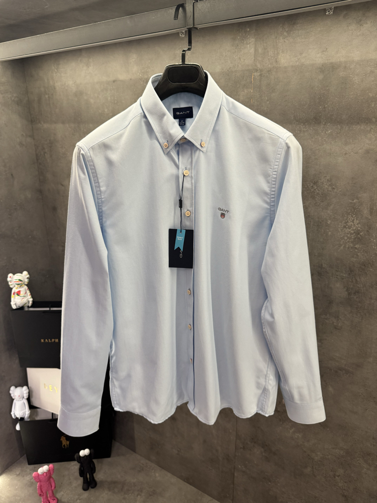 Gant Premium Oxford Slim fit Classic Gömlek Buz Mavi