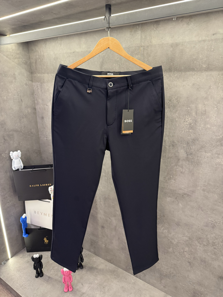 Boss 2026 Premium Half Classic Lacivert Pantolon