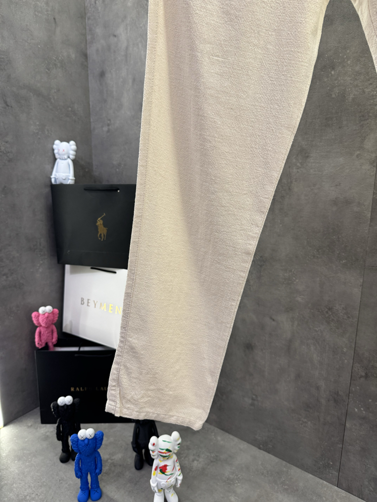 RL 2026 Premium Bej Keten Pantolon