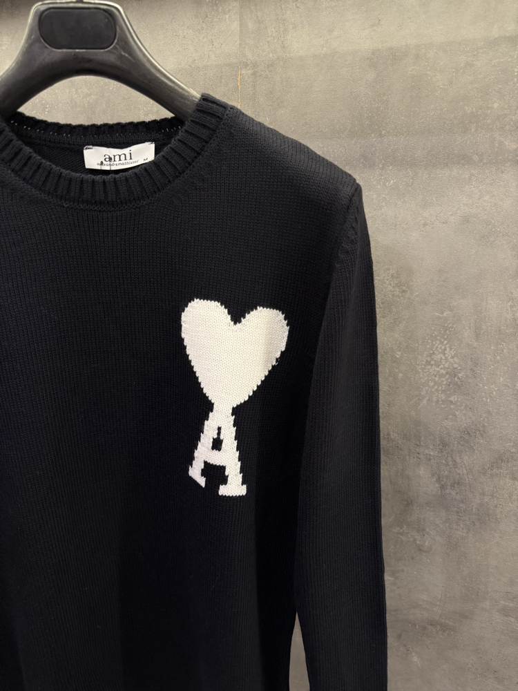 Ami Premium Knitwear Siyah