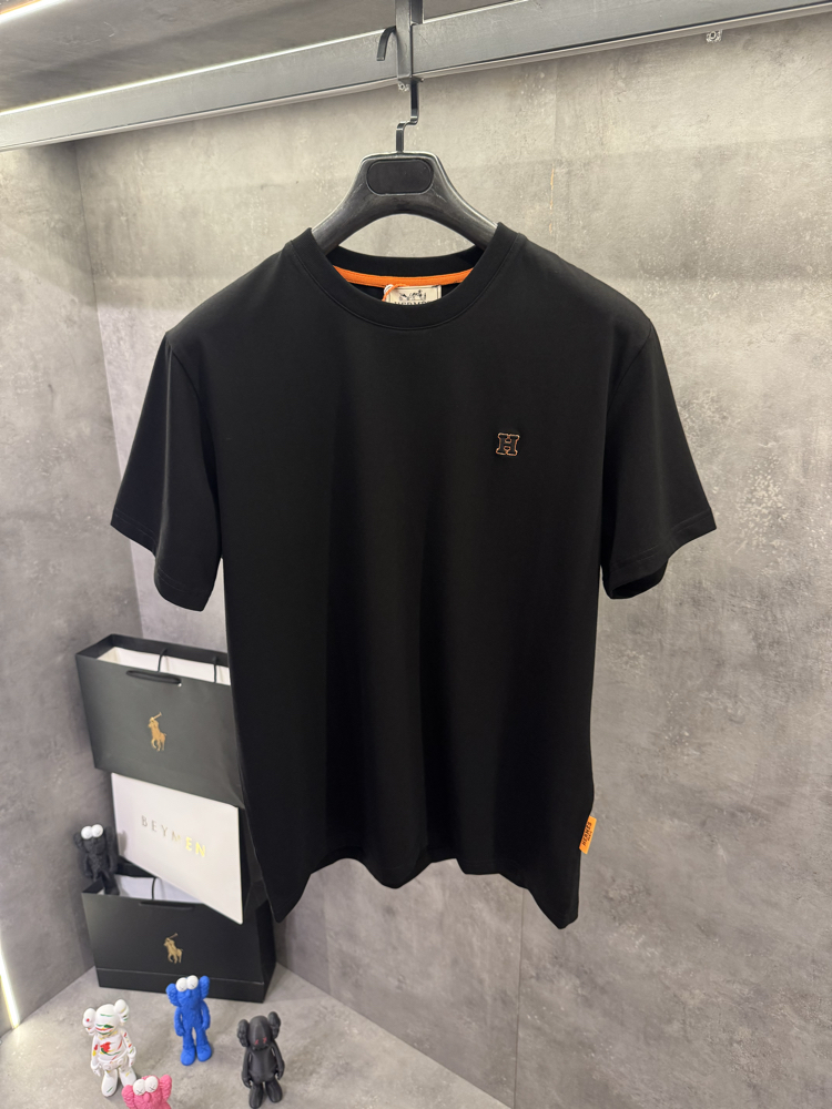 Hermes Ss’26 Premium Siyah Tişört