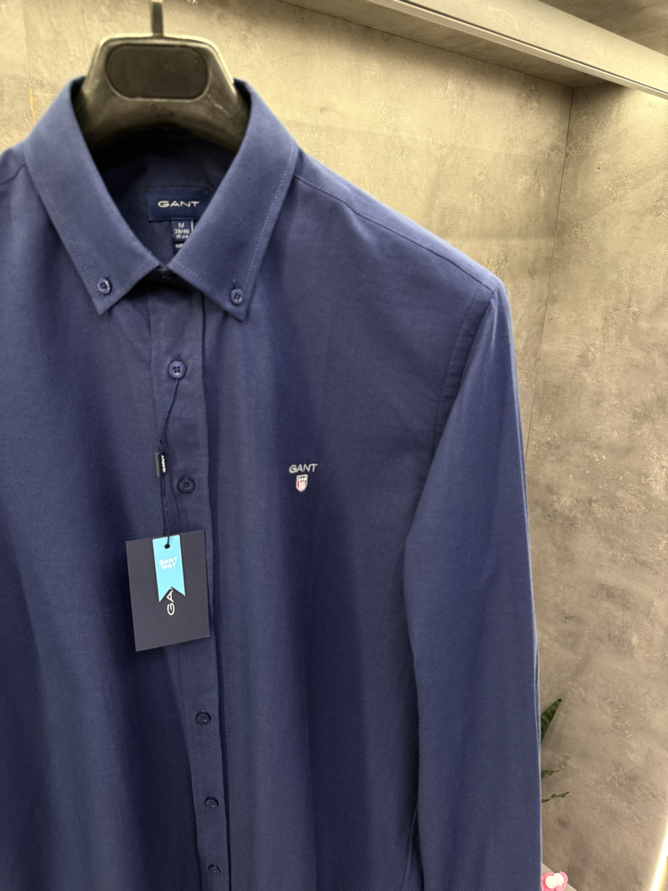 Gnt Premium Oxford Classic Lacivert Slimfit Gömlek