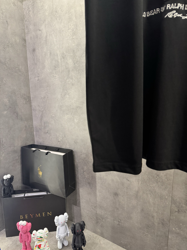 RL 2026 Premium İthal Ayıcık Tişört Siyah