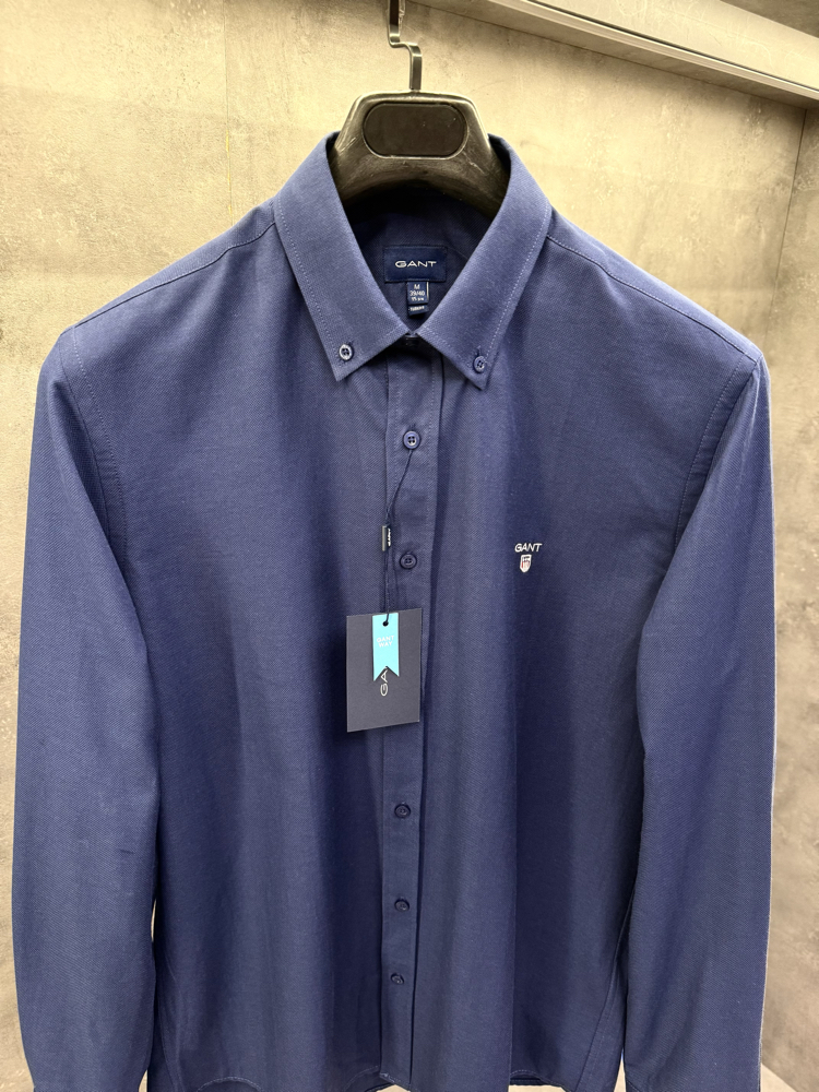 Gnt Premium Oxford Classic Lacivert Slimfit Gömlek