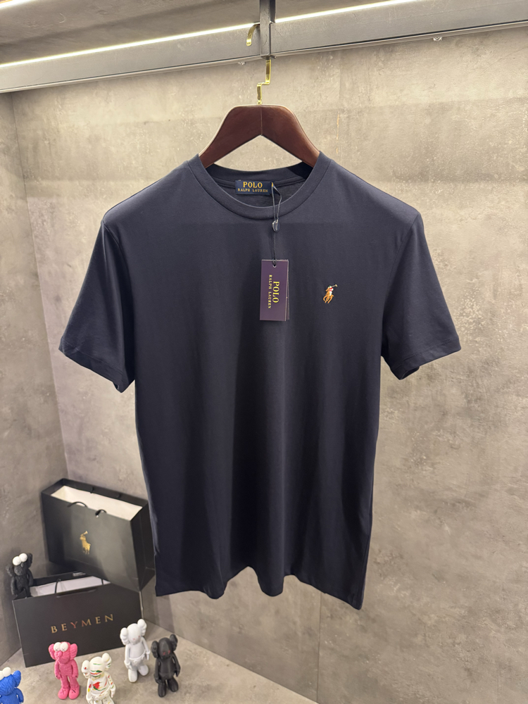 RL Premium Lacivert Tişört Renkli Logo