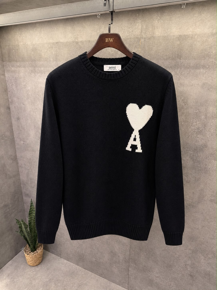 Ami Premium Knitwear Siyah