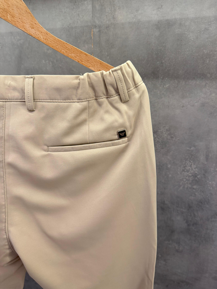 Emporio Armani Premium Bej Kumaş Pantolon