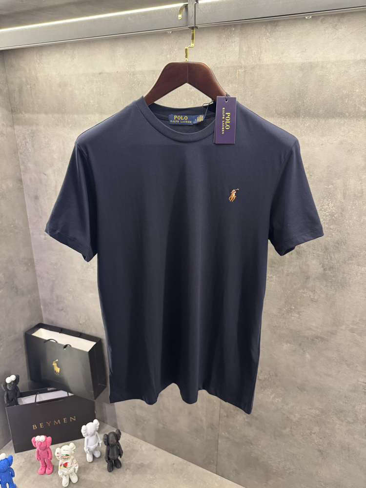 RL Premium Lacivert Tişört Renkli Logo