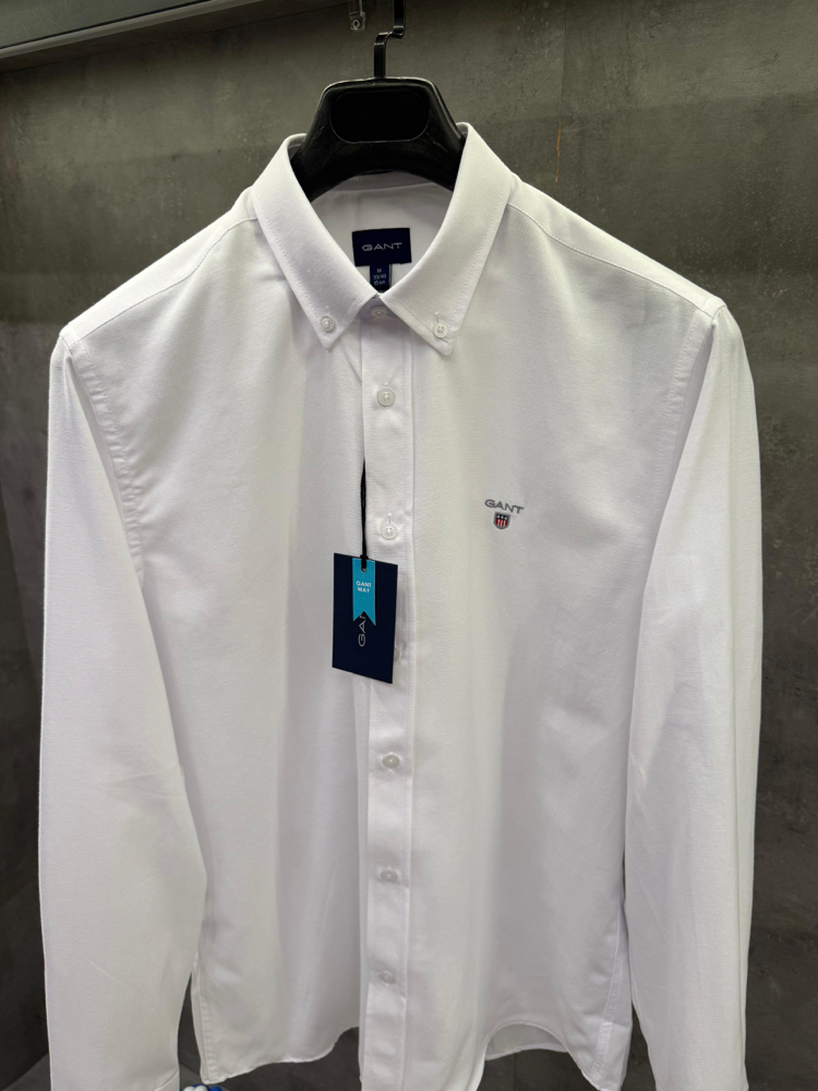Gnt Premium Oxford Slim fit Classic Beyaz Gömlek