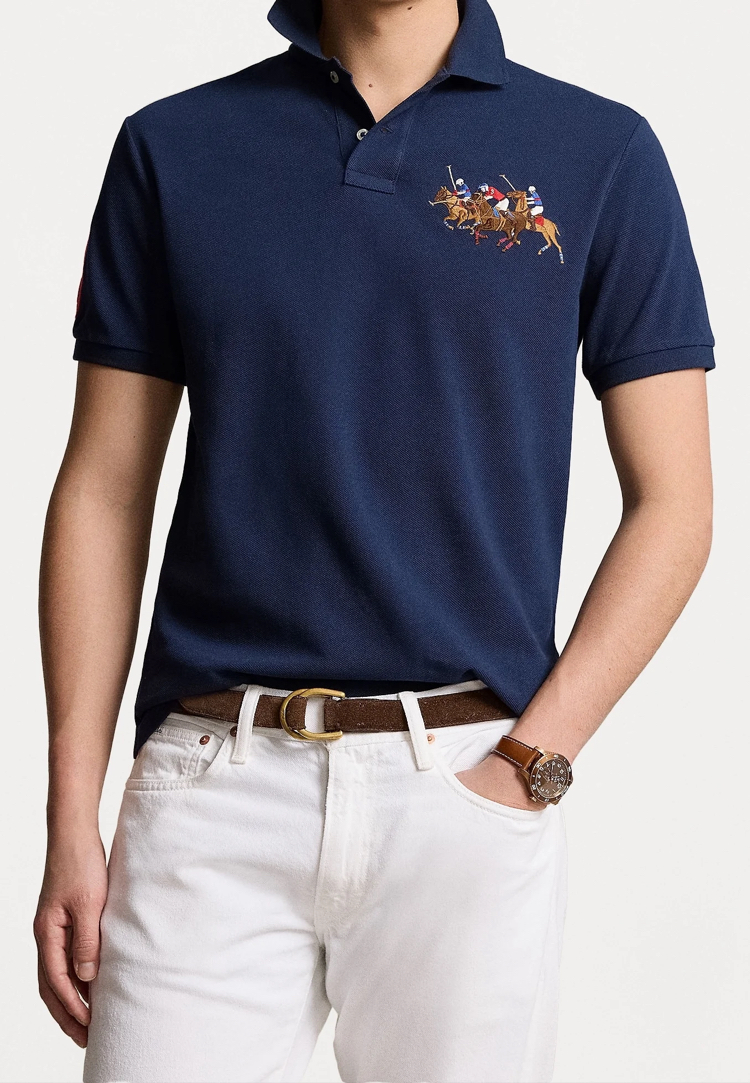 RL Premium Purple Label İthal Polo Yaka Lacivert