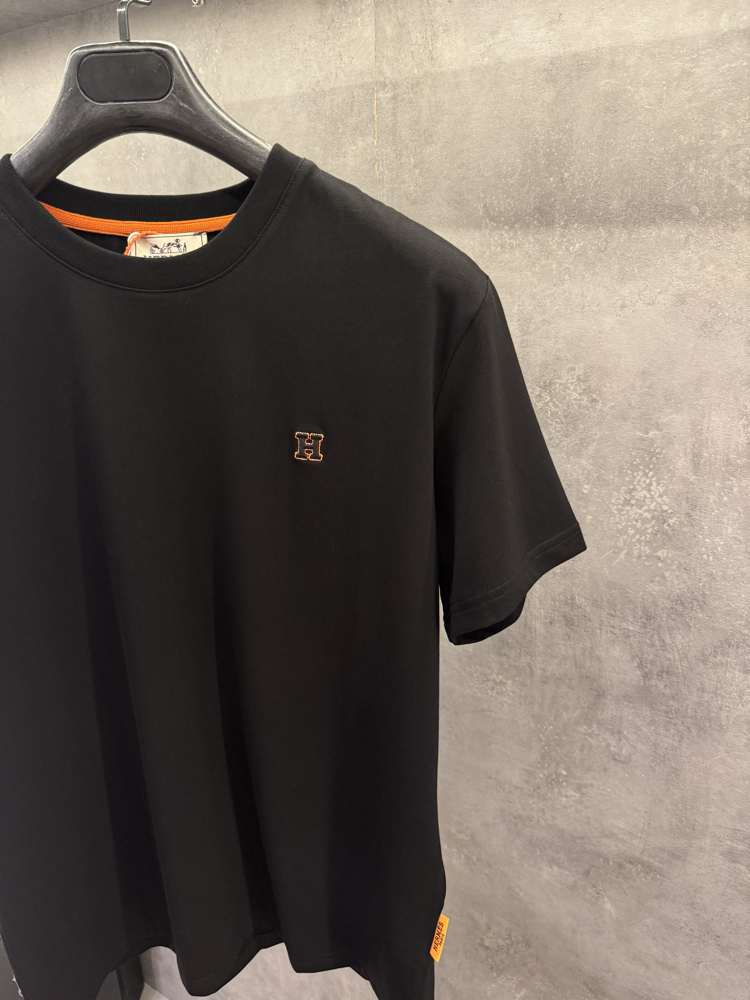 Hermes Ss’26 Premium Siyah Tişört