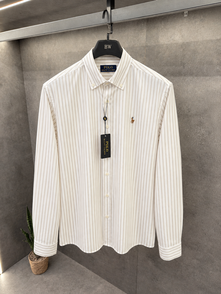 RL Premium Old Money Luxury Çizgili Slim fit Gömlek