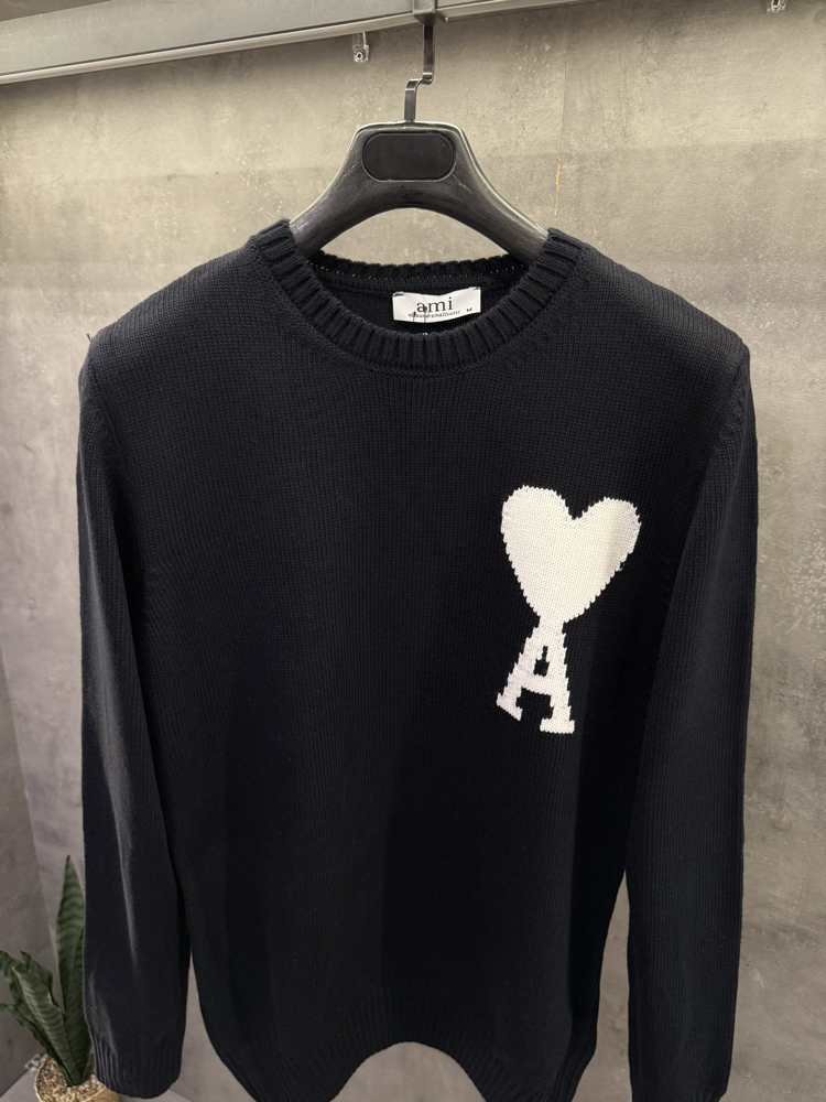 Ami Premium Knitwear Siyah