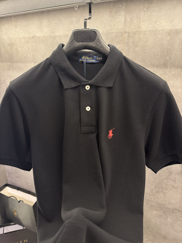 RL Premium Siyah Polo Yaka