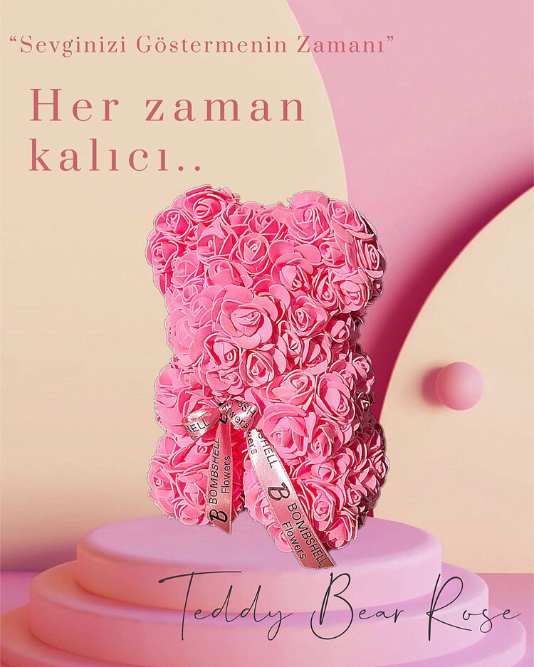 Teddy Bear Rose | Pembe