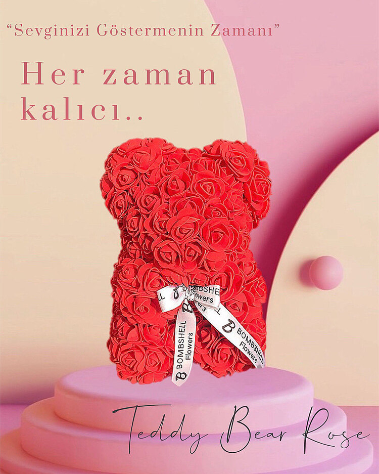 Teddy Bear Rose | Kırmızı