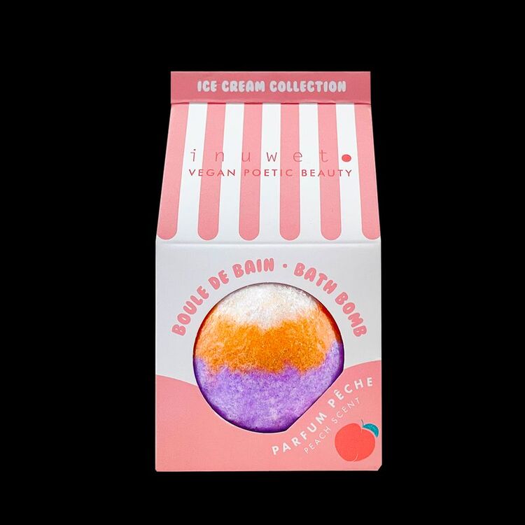 Inuwet Icecream Şeftali Banyo Bombası