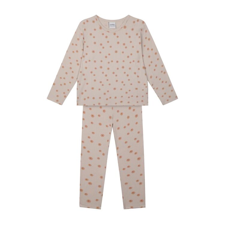 antebies Kır Çiçekleri Uzun Kollu Pijama Takımı