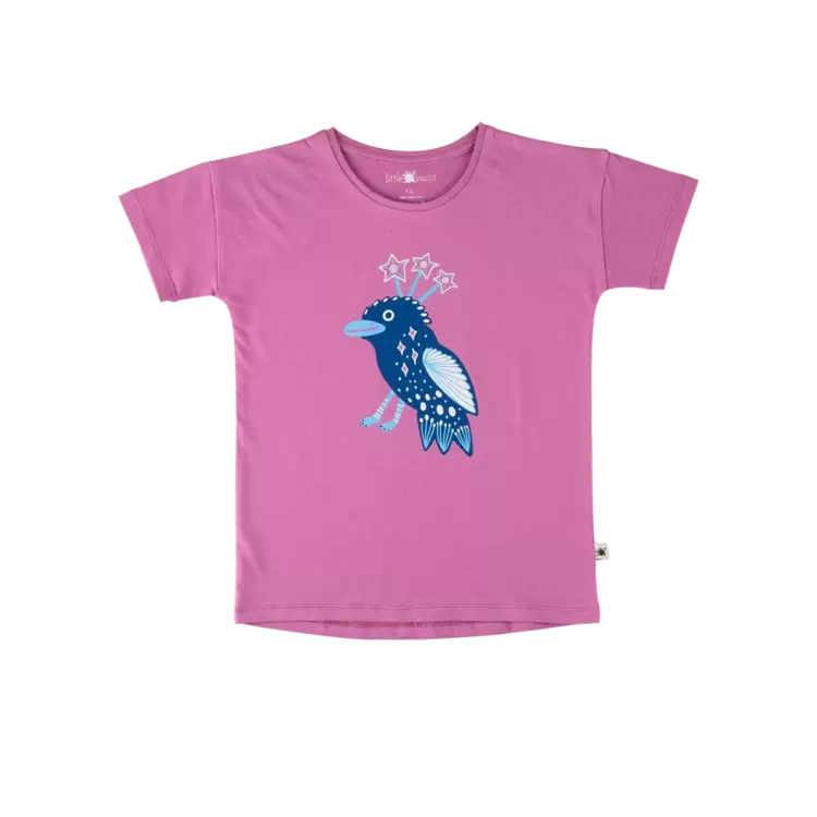 LITTLE YUCCA - "Comfy" Tshirt - Fuşya