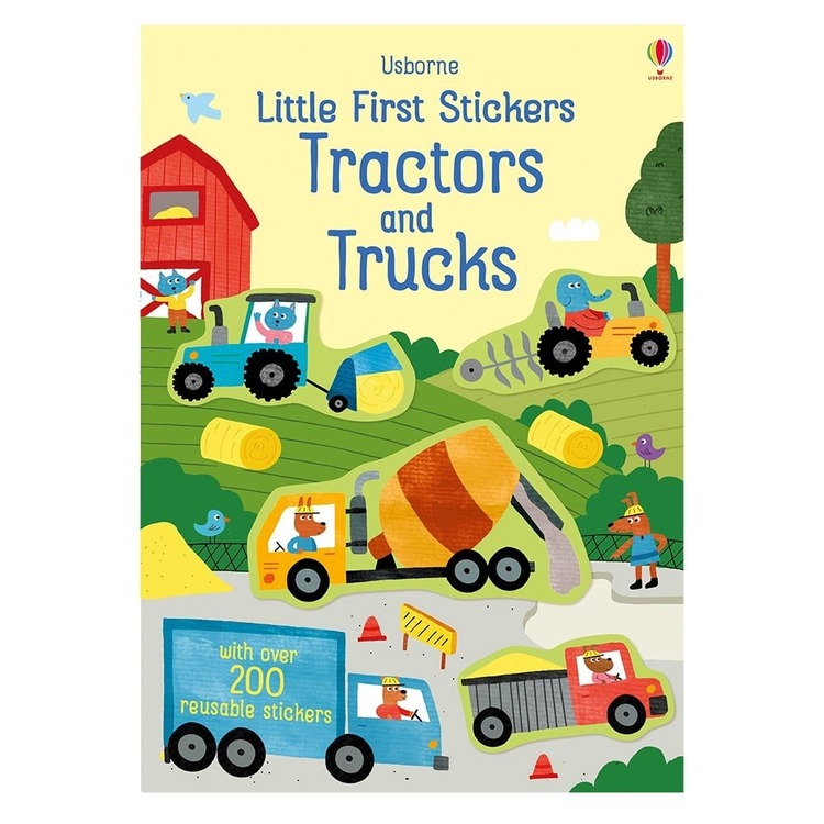 USBORNE - Little First Stickers Tractors And Trucks