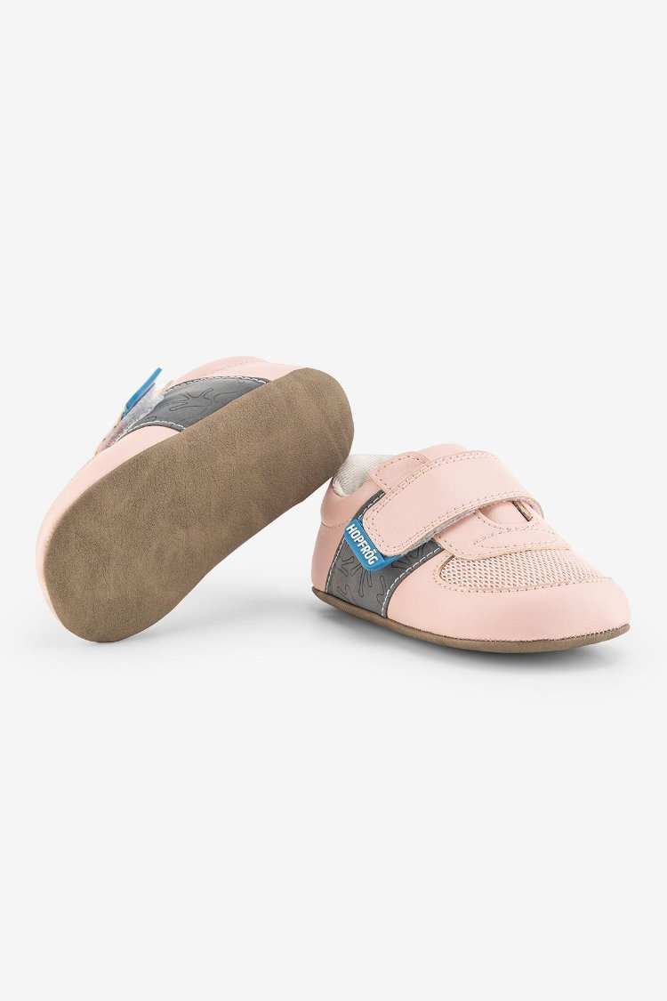 Hopfrög Smart Walker First Prime Havalı Pembe Barefoot İlk Adım Bebek Ayakkabı