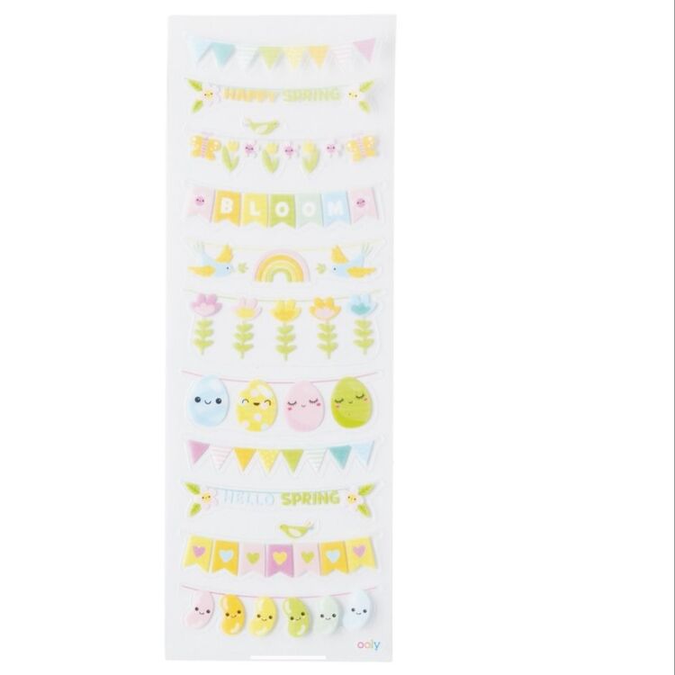 Ooly Stickiville Çıkartmalar - Spring Banners