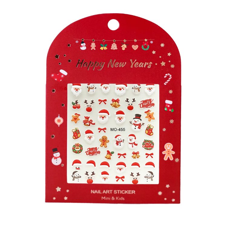 Mini & Kids Çocuk Tırnak Sticker Christmas - Santa
