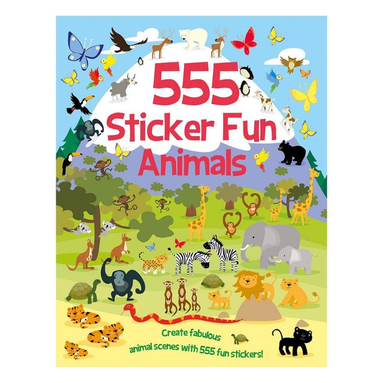 555 Sticker Fun - Animals
Çıkartma Kitabı