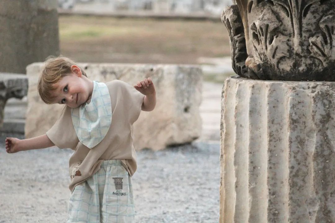 Auntie Me Organik Checked ‘Art&Histort Column’ Şort