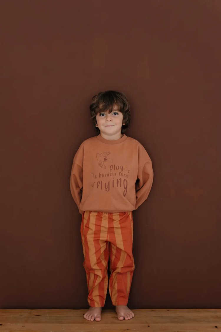 ilo and friends Barrel Stripes Pantolon