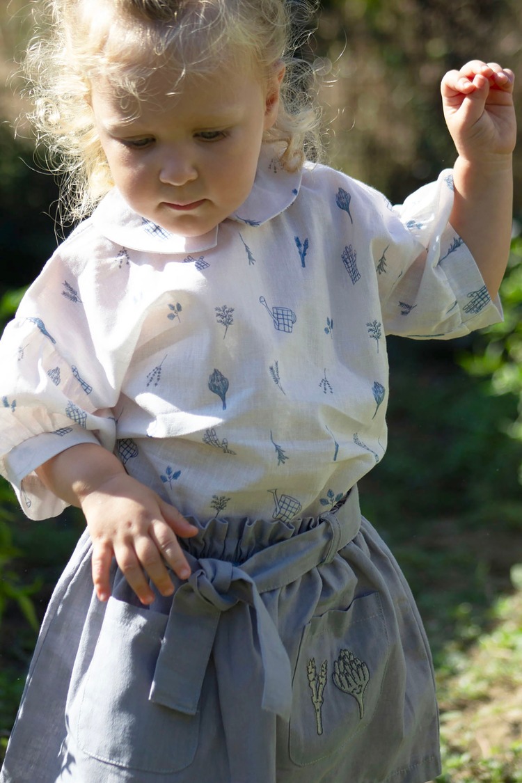 Auntie me - ’GARDENING’  YAKALI BLUZ