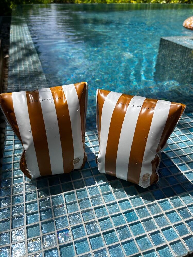 Swim Essentials Yellow Striped Şişme Yüzme Kolluğu 0-2 Yaş

