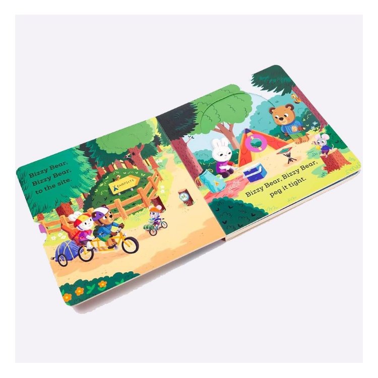 Bizzy Bear - Camping Trip Hareketli kitap 