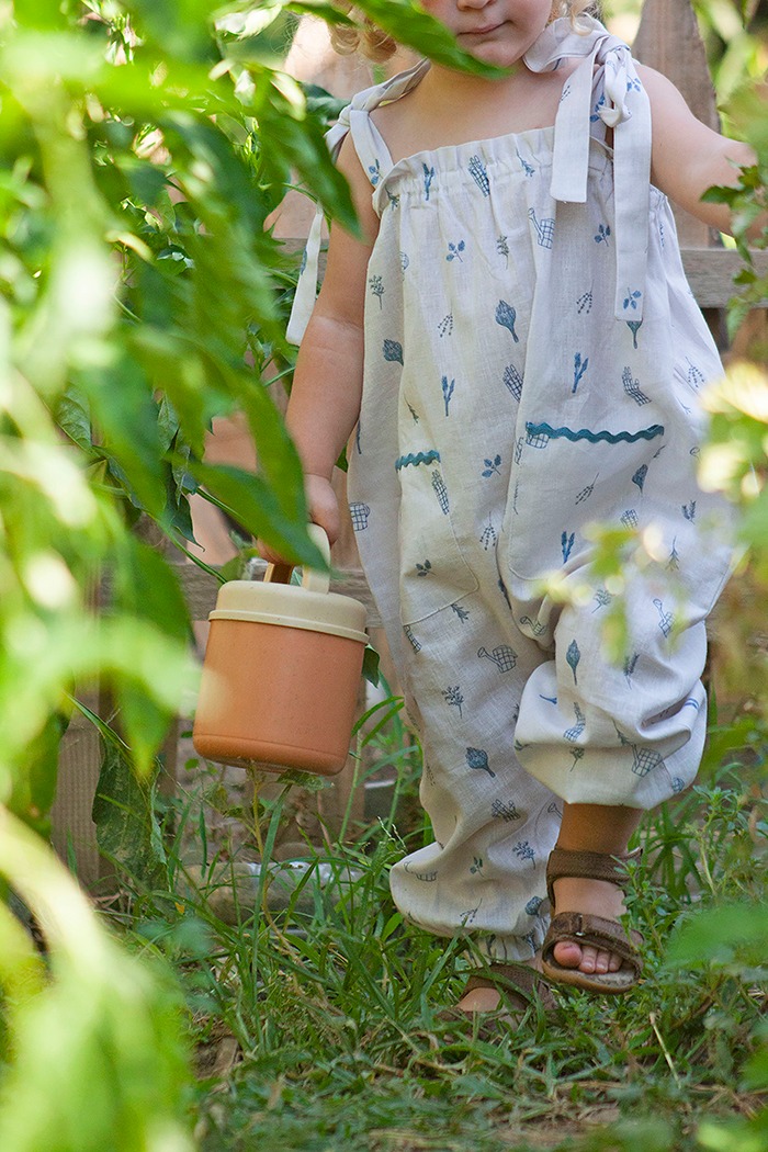 Auntie me - ‘GARDENING’ WOVEN UZUN TULUM