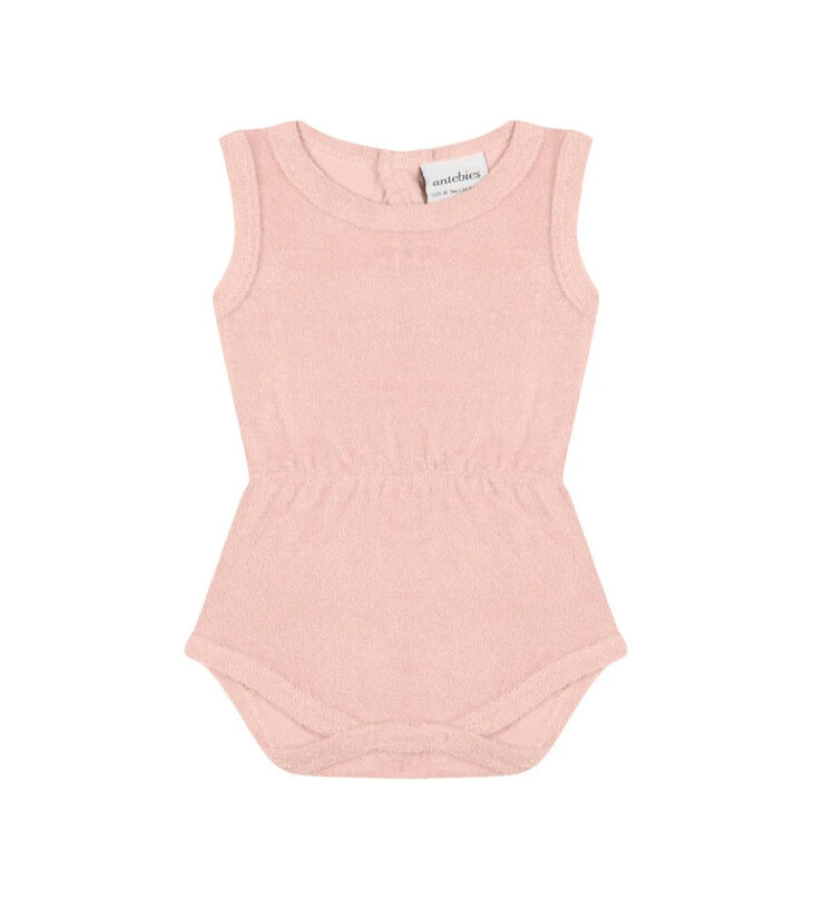 Antebies Toz Pembe Lastikli Body