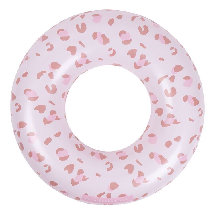 Swim Essentials Old Pink Leopard Yüzme Simidi 90cm

