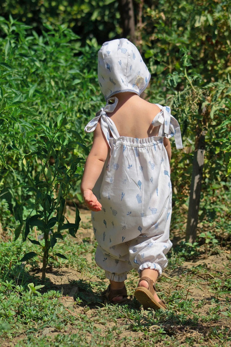 Auntie me - ‘GARDENING’ WOVEN UZUN TULUM