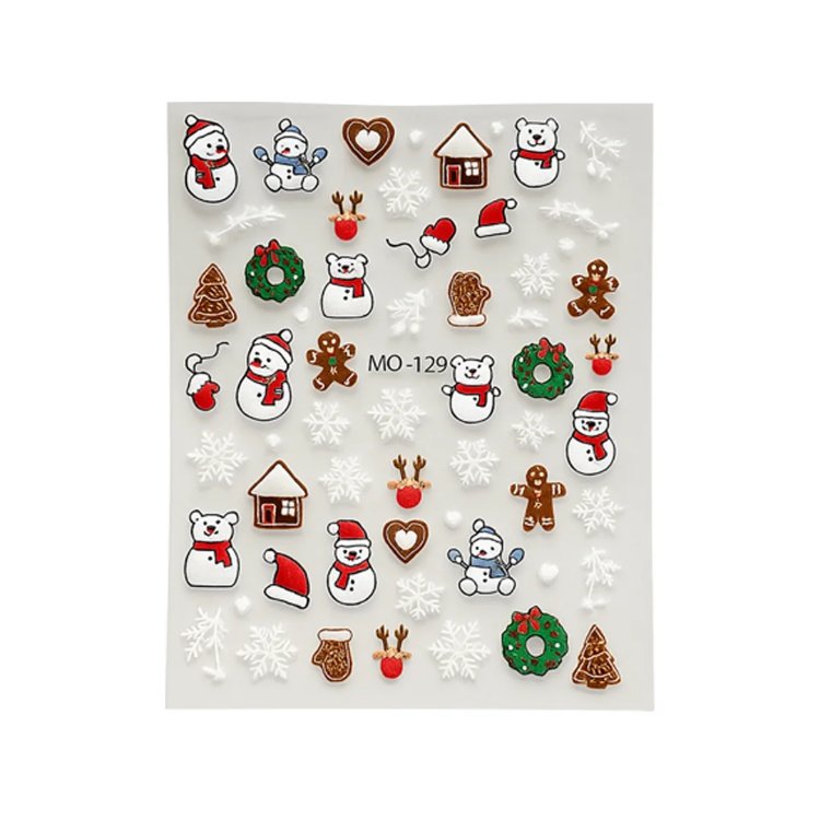 Mini & Kids Çocuk Tırnak Sticker Christmas - Snowman

