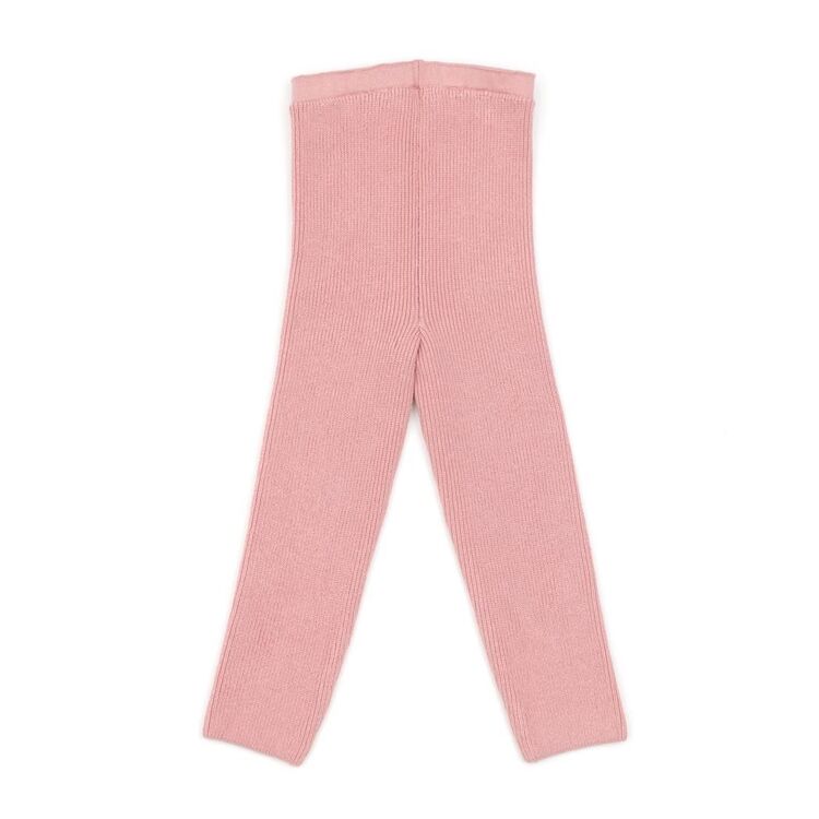 Baboo Organik Pamuk Bebek ve Çocuk Örgü Pantolon Tayt Pembe

