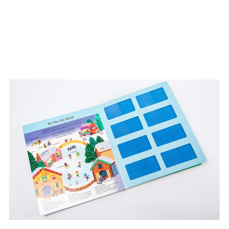 Bizzy Bear My First Memory Game Book - Christmas