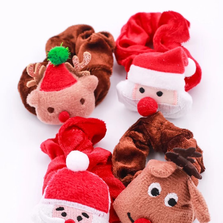 Mini & Kids - Christmas Scrunchie Deer

